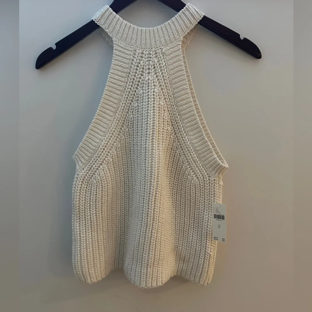 NWT halter sweater tank anthro - Picture 4 of 6